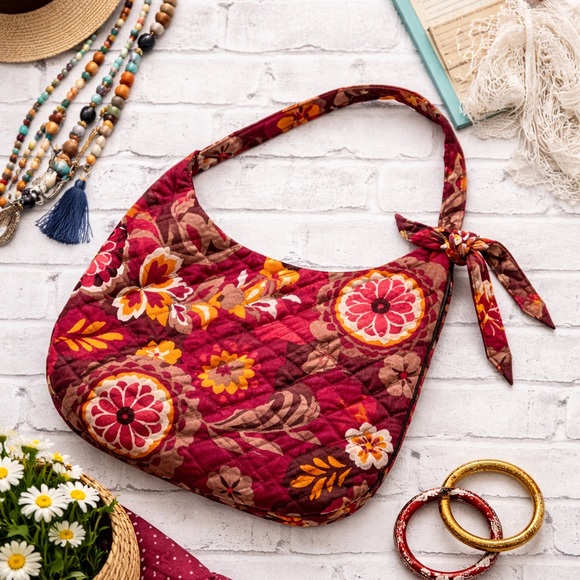 Vera Bradley Multicolor Floral Hobo Bag - Picture 2 of 3